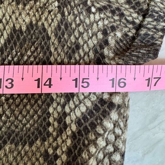 Michael Kors Python print knit Sweater Dress cotton blend size S - Picture 8 of 10